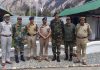 DGP Dilbag Singh during visit to Gurez on Thursday.