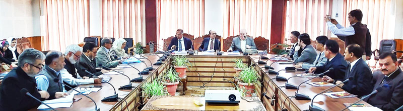 Chairman 2nd National Judicial Pay Commission chairing regional conference at Srinagar on Saturday. Chairman 2nd National Judicial Pay Commission chairing regional conference at Srinagar on Saturday.