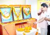 Guests lighting lamp during inaugural of Annual General Council of Vidya Bharti, State unit on Tuesday.