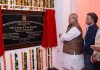 Governor S P Malik inaugurating new block at Chanakypuri Guest House at New Delhi on Friday.