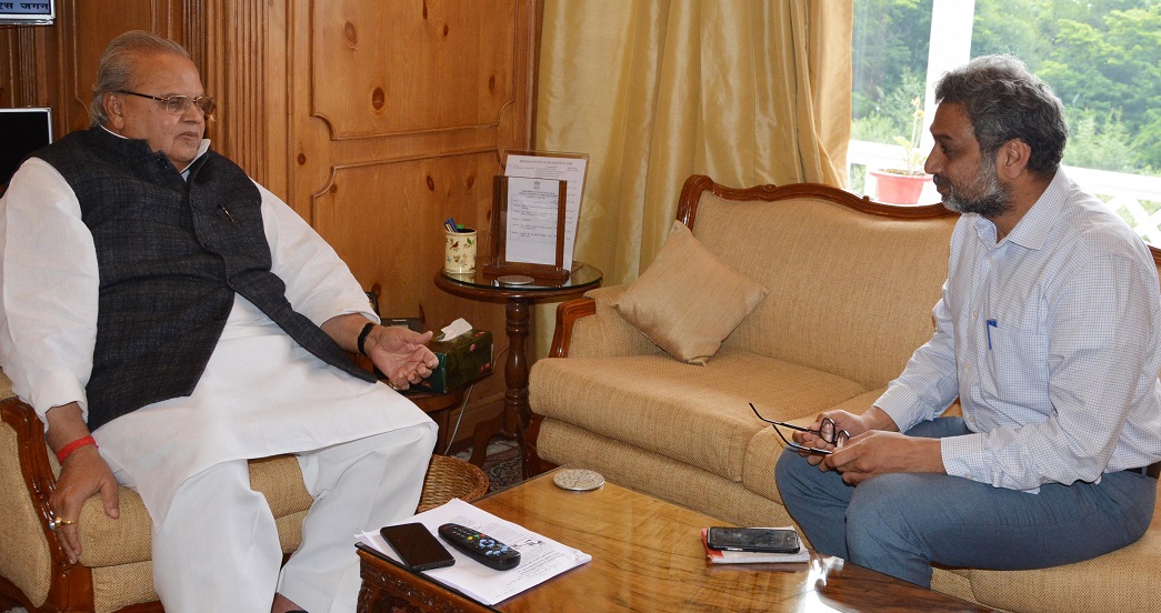 Governor Meet Shaleen Kabra, Pr Secy to Govt Home -8