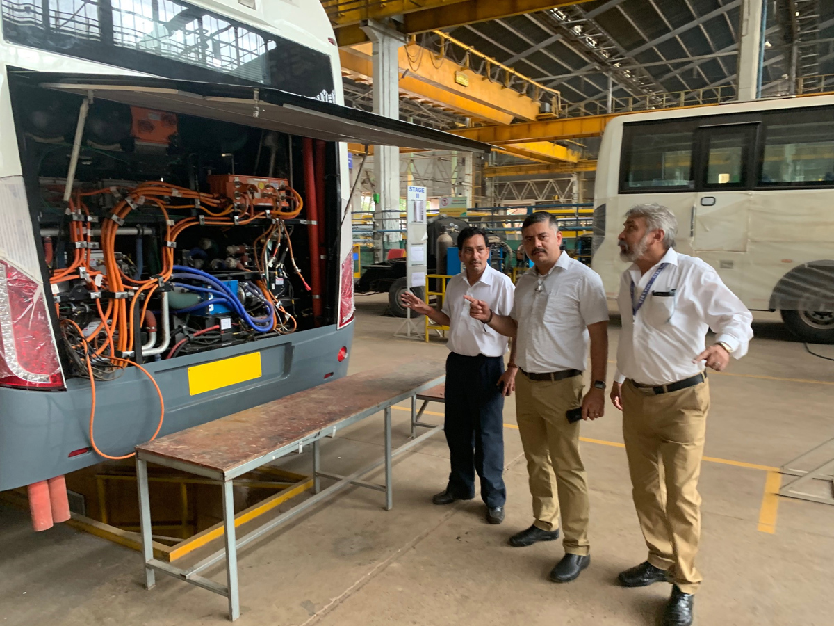 Special Secretary visits Goa, inspects manufacture of buses for SRTC