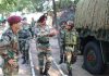 Northern Command chief Lt Gen Ranbir Singh at an Army formation to review situation on Wednesday.