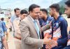 DDC Doda, Dr Sagar Doifode while inaugurating Cricket Tournament on Tuesday.