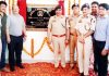 DGP Dilbag Singh and other officers posing for photograph after inaugurating SDPO office-cum-residential block at Mendhar in district Poonch.