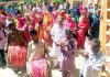 Pilgrims during Annual Chandi Mata Mindhal Yatra.