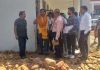 Mayor, JMC, Chander Mohan Gupta during visit to Channi Ramma on Wednesday.