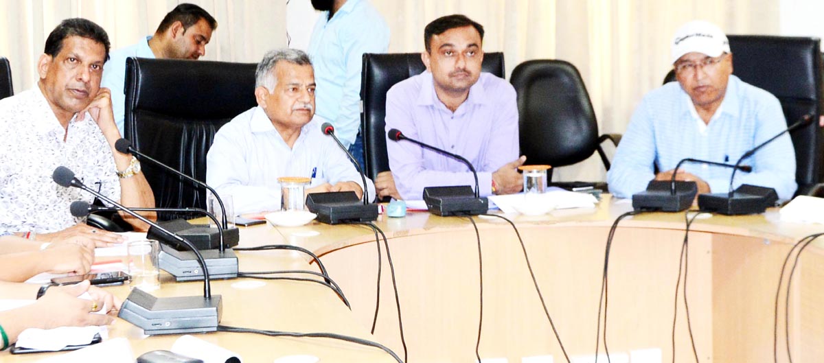 Deputy Commissioner Jammu chairing meeting on Wednesday. Deputy Commissioner Jammu chairing meeting on Wednesday.