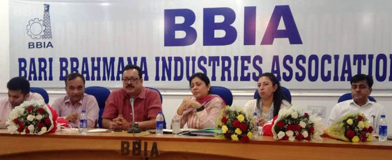 Principal Secretary I&C, Naveen Chowdhary chairing a meeting at SIDCO Bari Brahmana in Jammu on Monday. Principal Secretary I&C, Naveen Chowdhary chairing a meeting at SIDCO Bari Brahmana in Jammu on Monday.