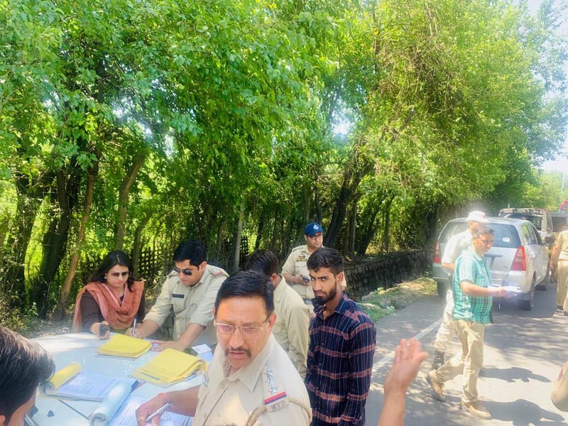 ARTO Udhampur conducting surprise inspection of vehicles on Friday. ARTO Udhampur conducting surprise inspection of vehicles on Friday.