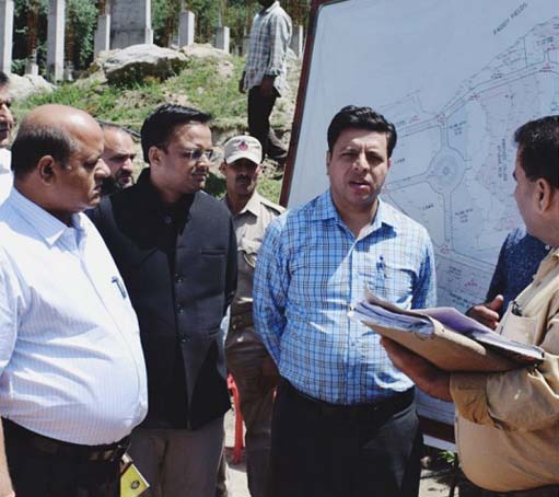 Divisional Commissioner Jammu, Sanjeev Verma reviewing development projects at Doda on Thursday. Divisional Commissioner Jammu, Sanjeev Verma reviewing development projects at Doda on Thursday.