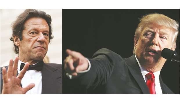 Trumph and Imran Khan