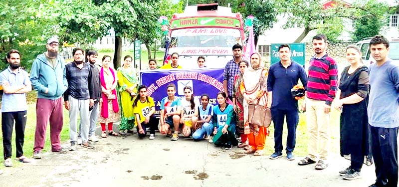 Intra College Annual Road Race being flagged off at GDC Bhaderwah. Intra College Annual Road Race being flagged off at GDC Bhaderwah.