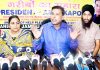 President of Private Schools Parents Association addressing a press conference at Jammu on Sunday.