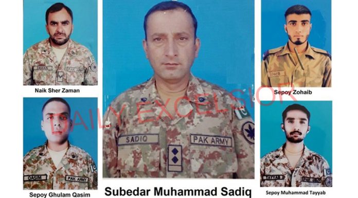 Pak army personnel killed in IED blast at LoC on Wednesday.