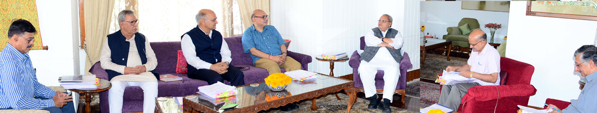 Governor Satya Pal Malik presiding over the SAC meeting in Srinagar on Tuesday. Governor Satya Pal Malik presiding over the SAC meeting in Srinagar on Tuesday.