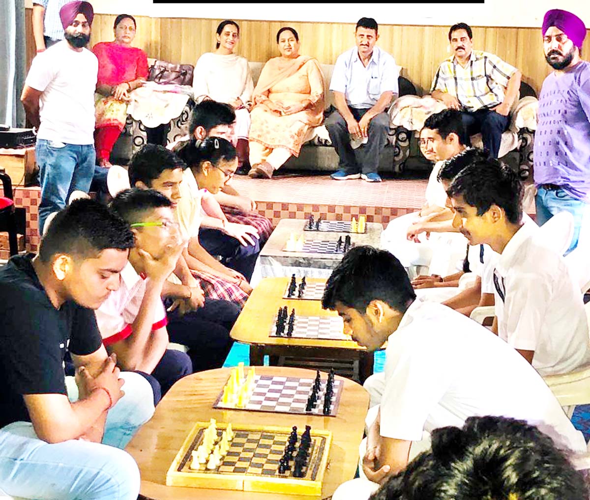 Players in action during Inter-School Chess tournament on Thursday. Players in action during Inter-School Chess tournament on Thursday.