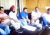 JAC of graduate engineers at a meeting in Jammu on Tuesday.
