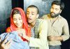 A scene from the play 'Balak' staged by Natrang at Jammu on Sunday.