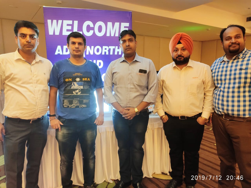 Halonix's distributors and others posing for a photograph at Jammu on Friday. Halonix's distributors and others posing for a photograph at Jammu on Friday.