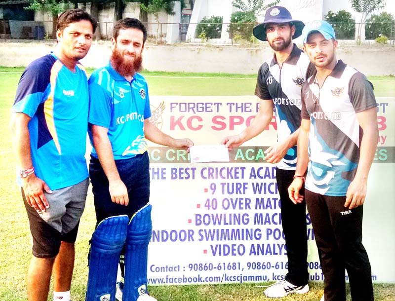 KC Sports Club C outplays KCSC A by 6 wkts Jammu Kashmir Latest News