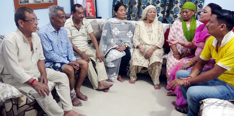 Gorkha community people holding a meeting after abrogation of Article 370. Gorkha community people holding a meeting after abrogation of Article 370.