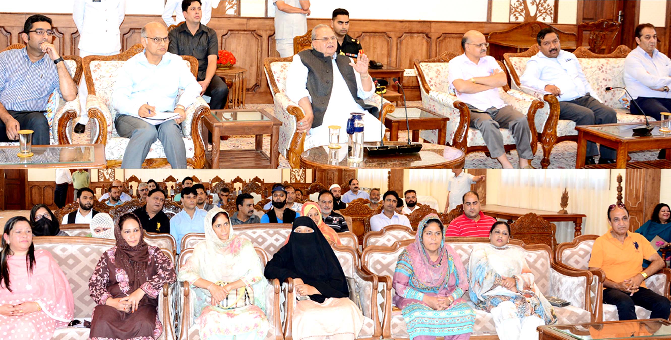 GOVERNOR INTERACTING WITH SMC COUNCILLORS (1)