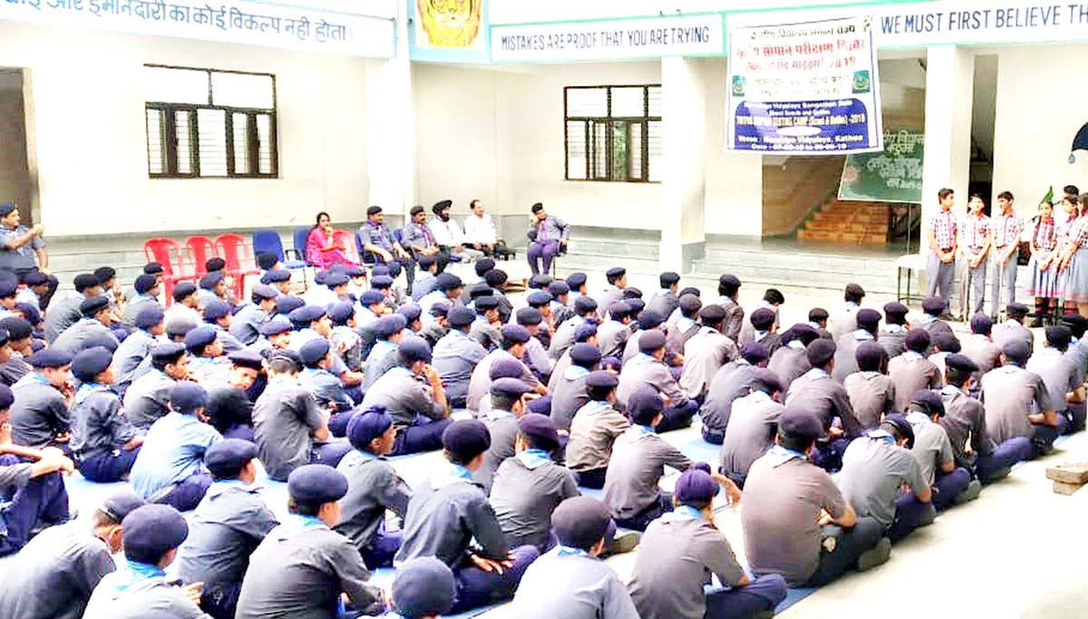 Participants during Tritiya Sopan Testing Camp at KV Kathua on Saturday. Participants during Tritiya Sopan Testing Camp at KV Kathua on Saturday.