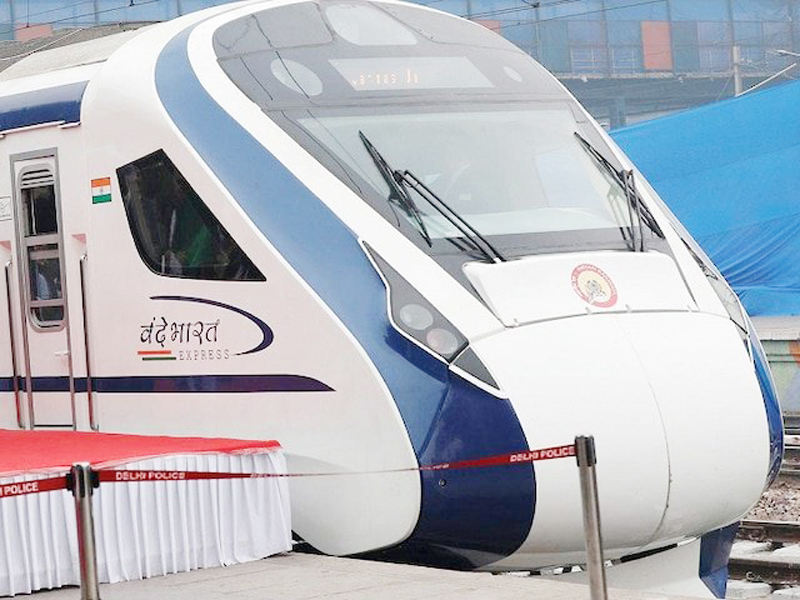 Vande Bharat Express, which will start commercial run on Delhi-Katra route from October 5. Vande Bharat Express, which will start commercial run on Delhi-Katra route from October 5.