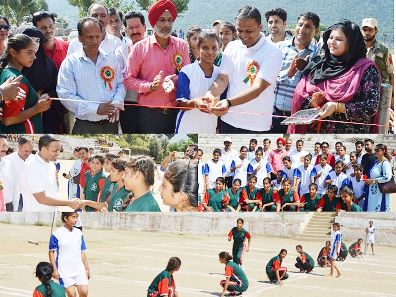 Inter-District Kho-Kho Tournament being inaugurated by DDC Aat GHSS Ghat in Doda Inter-District Kho-Kho Tournament being inaugurated by DDC Aat GHSS Ghat in Doda