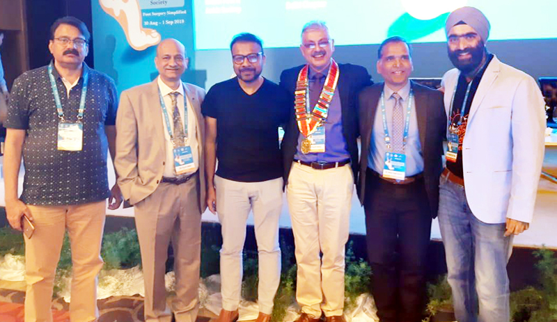 Dr Rajiv Vohra and others posing for group photograph. Dr Rajiv Vohra and others posing for group photograph.