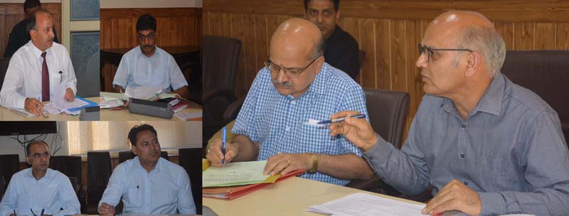 Advisor KK Sharma chairing a meeting on Wednesday. Advisor KK Sharma chairing a meeting on Wednesday.