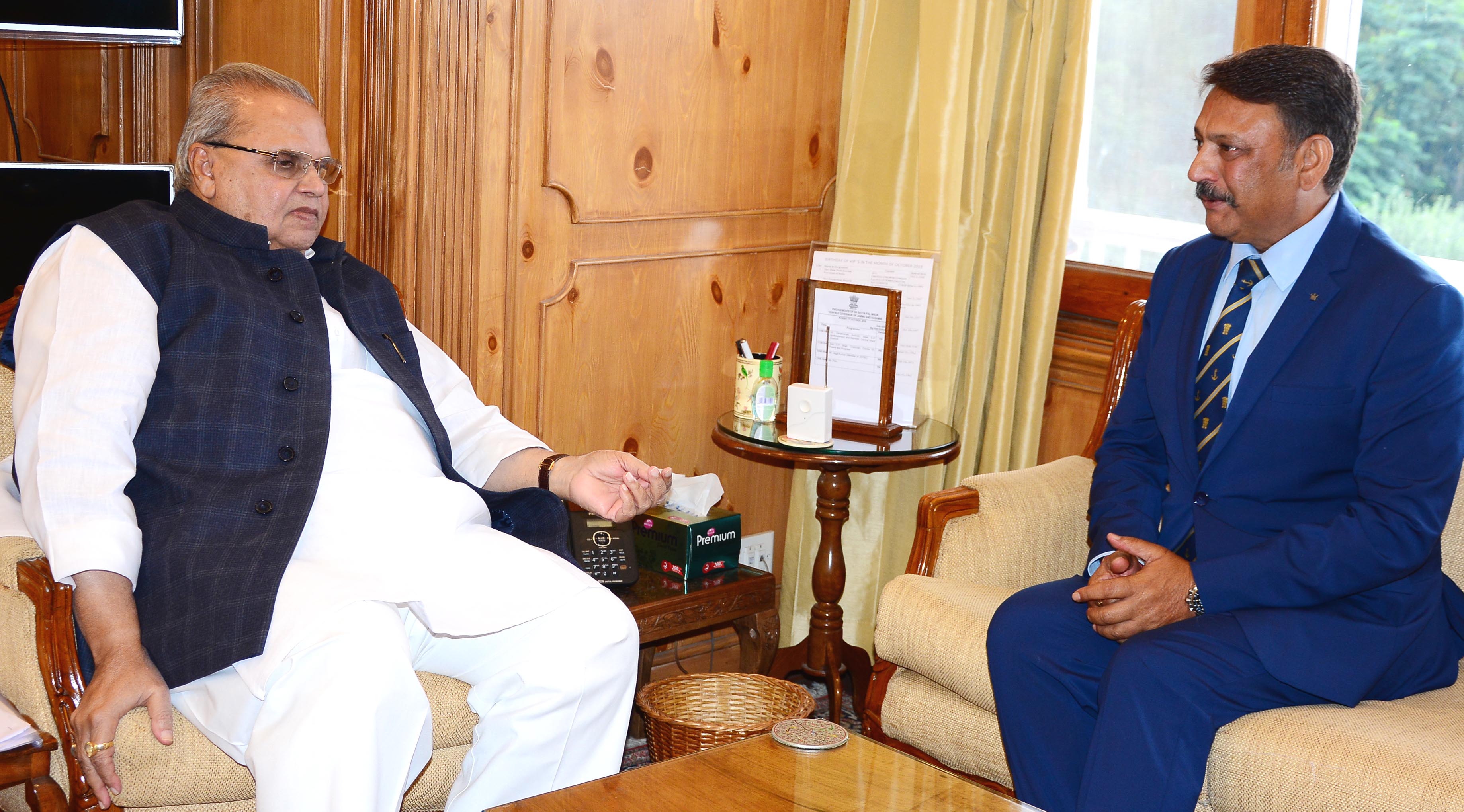 GOVERNOR MEETING MEMBER JKPSC