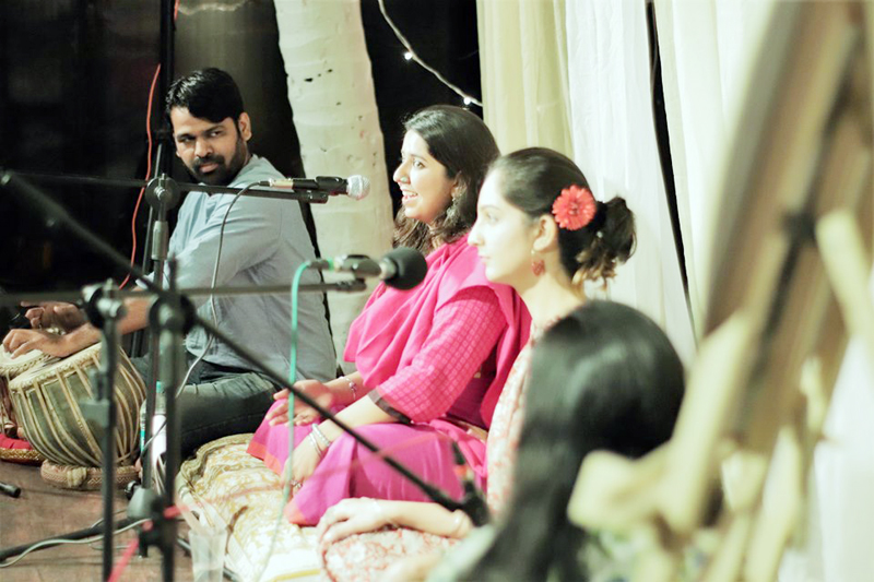 Singers Ananyaa and Ananta Gaur performing at ongoing Rangleela Natya Utsav on Monday. Singers Ananyaa and Ananta Gaur performing at ongoing Rangleela Natya Utsav on Monday.