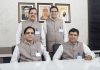 Director Allen Career Institute, Rajesh Maheshwari along with other members of the group posing for a photograph.