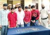Gold ornaments recovered from notorious theives by Kathua police on Tuesday.