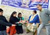 A scene from Dogri Musical Play 'Swachhta Hi Seva' staged at Jammu on Sunday.