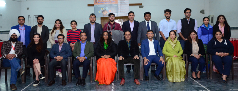 Representatives of prominent Universities during Educational Fair at Heritage School in Jammu. Representatives of prominent Universities during Educational Fair at Heritage School in Jammu.