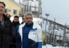 Commissioner Secretary Power Hirdesh Kumar during visit to a Grid Station in Srinagar on Saturday.