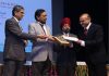 MK Sharma, Member Secretary JK SLSA receiving award at New Delhi.