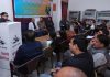 Writers attending one-day symposium on the contribution of Late Chhatrapal to literature. —Excelsior/Rakesh