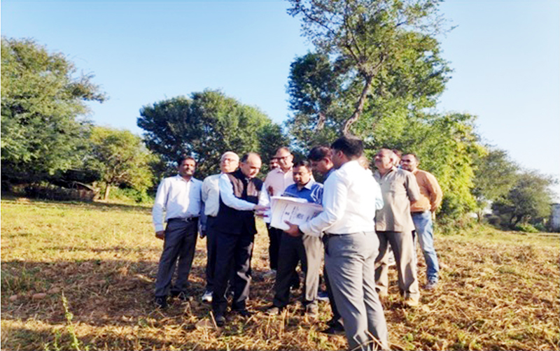 Commissioner Secretary, Forests M.K. Dwivedi during visit to forest area in Jammu on Wednesday. Commissioner Secretary, Forests M.K. Dwivedi during visit to forest area in Jammu on Wednesday.