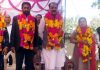 BDC Chairpersons with NC leader Surjeet Singh Slathia.