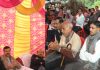 NC Provincial President Devender Singh Rana addressing a gathering in Nagrota Assembly constituency on Saturday.