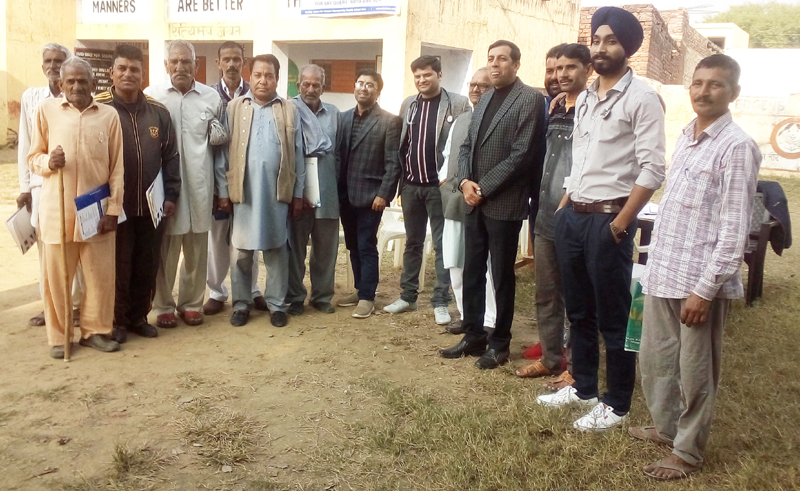 Doctors and paramedical staff of SMVD Narayana Superspeciality Hospital posing with villagers during a medical camp at Khojipur, Bishnah in Jammu. Doctors and paramedical staff of SMVD Narayana Superspeciality Hospital posing with villagers during a medical camp at Khojipur, Bishnah in Jammu.