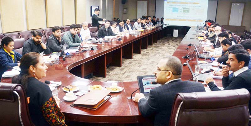 Secretary RDD Sheetal Nanda chairing a meeting on Tuesday. Secretary RDD Sheetal Nanda chairing a meeting on Tuesday.