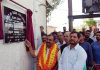 Senior BJP leader and ex MLC, Ch Vikram Randhawa inaugurating a newly constructed culvert at Rohi Morh in Gandhi Nagar Constituency on Sunday.