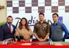 SP South Vinay Sharma, RJ Mirchi Shwetima and others during Cake Mixing ceremony at Radisson Blu Hotel.