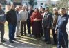 Corporator Rajni Bala and prominent people of area posing for group photograph.