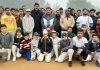 Winners posing along with chief guest and other dignitaries at Badhori in Samba.